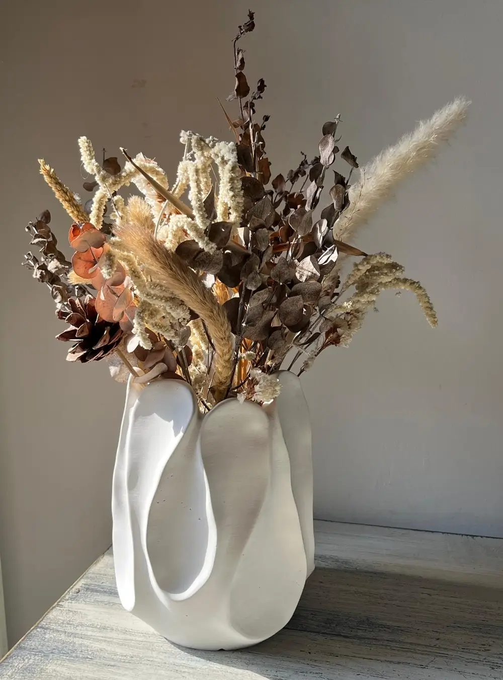 אגרטל בטון מעוצב גדול – תמונה 3